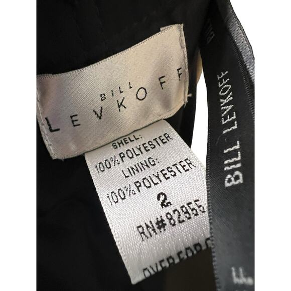 Bill Levkoff Strapless Formal Gown Dress 2 Wedding MOB Black Tie Bridesmaid - Picture 10 of 10